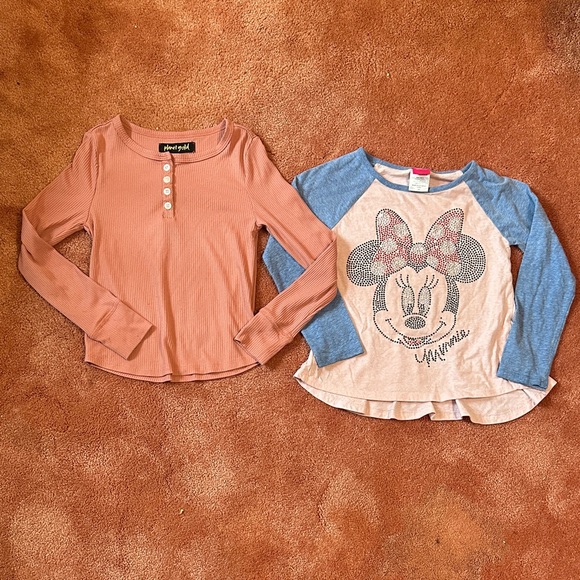 10 for $20 Disney Minnie Mouse Pink and Blue Kids Top - Picture 1 of 1